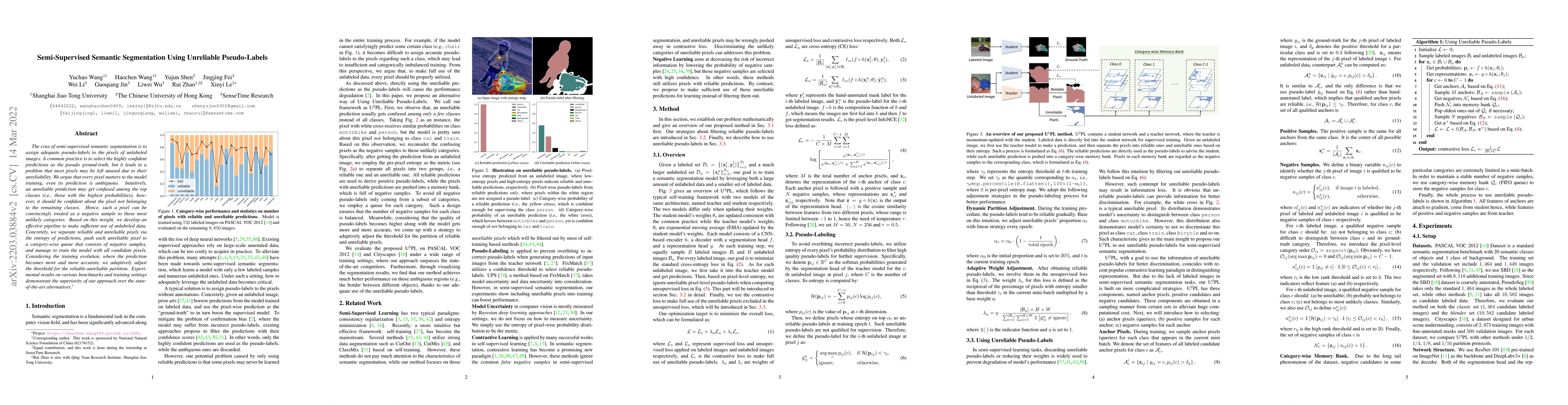 Thumbnail for Semi-Supervised Semantic Segmentation Using Unreliable Pseudo-Labels