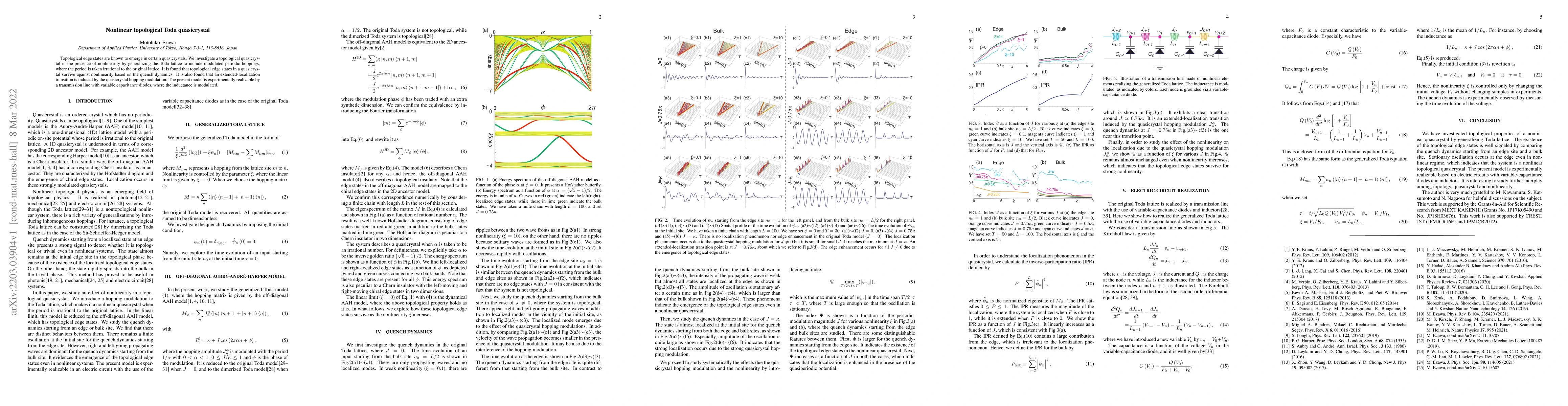 Thumbnail for Nonlinear topological Toda quasicrystal
