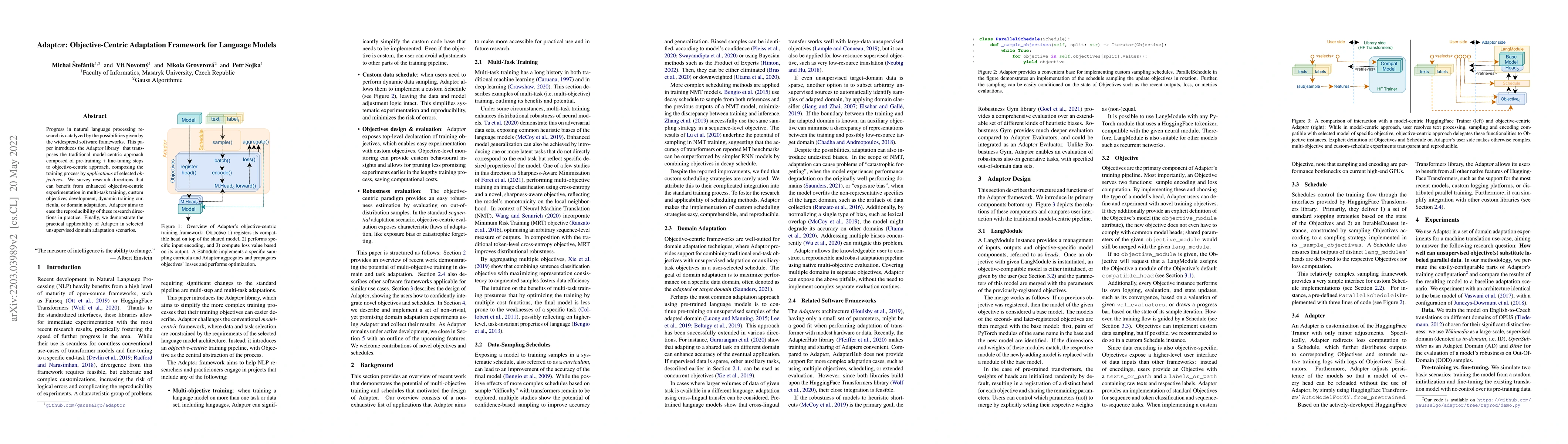 Thumbnail for Adaptor: Objective-Centric Adaptation Framework for Language Models