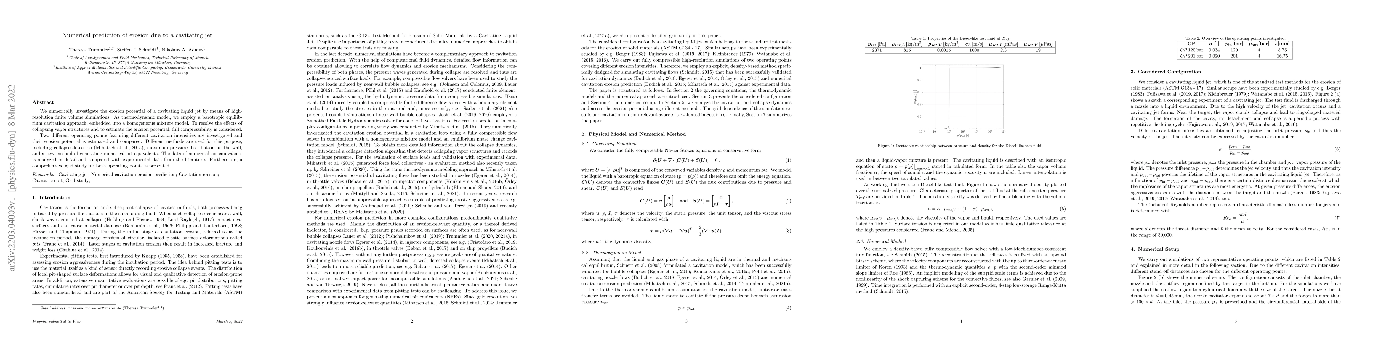 Thumbnail for Numerical prediction of erosion due to a cavitating jet
