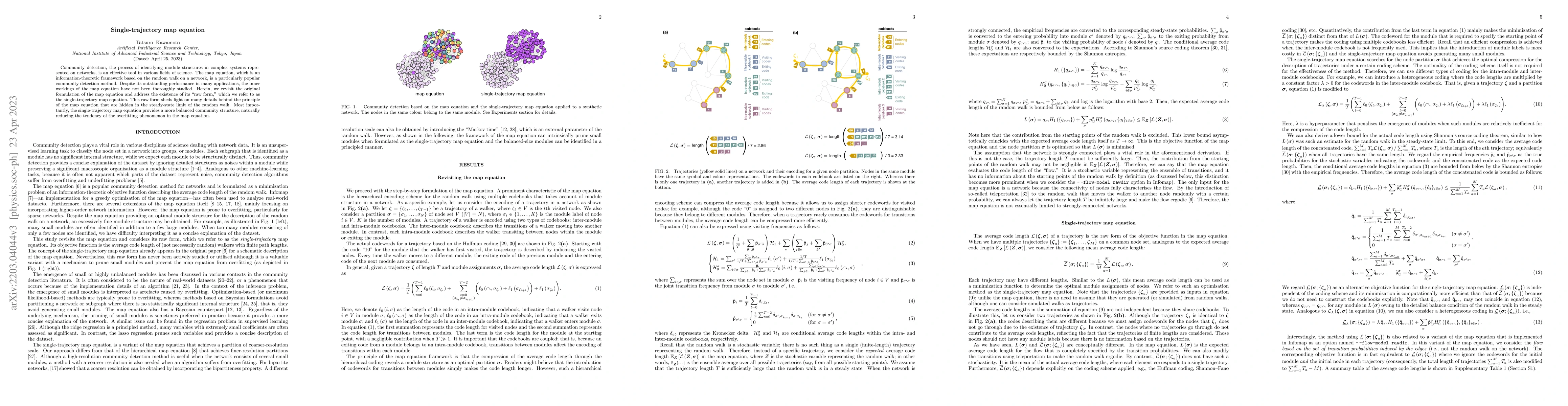 Thumbnail for Single-trajectory map equation