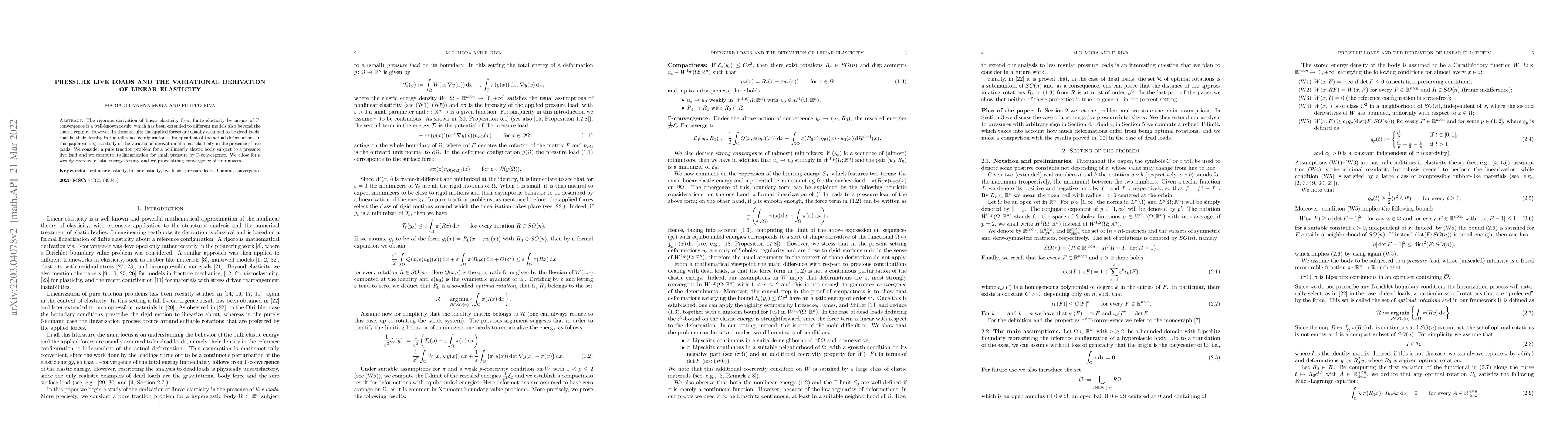 Thumbnail for Pressure live loads and the variational derivation of linear elasticity