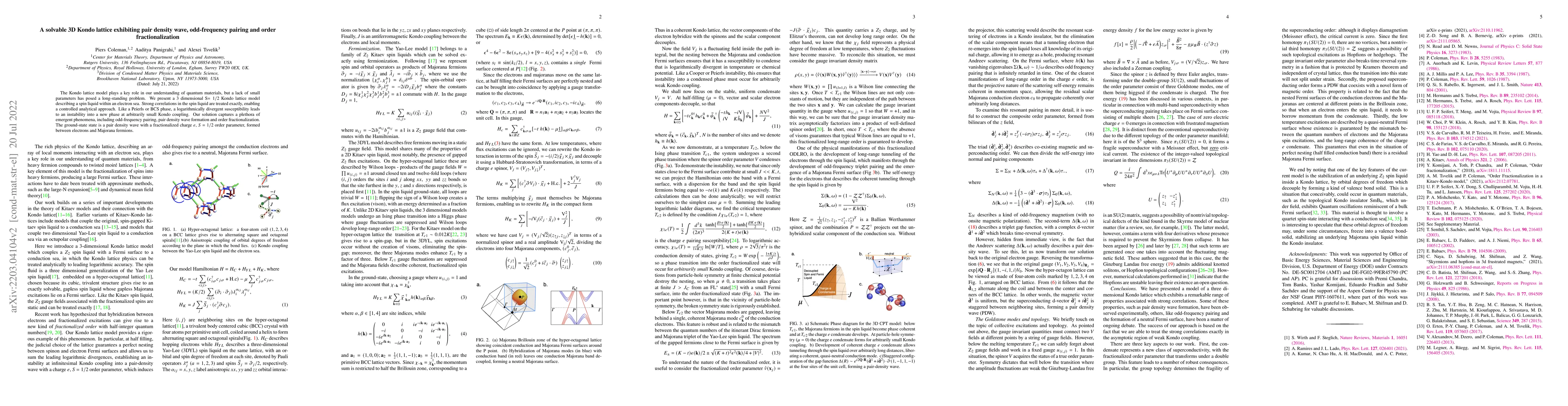 Thumbnail for A solvable 3D Kondo lattice exhibiting odd-frequency pairing and order
  fractionalization