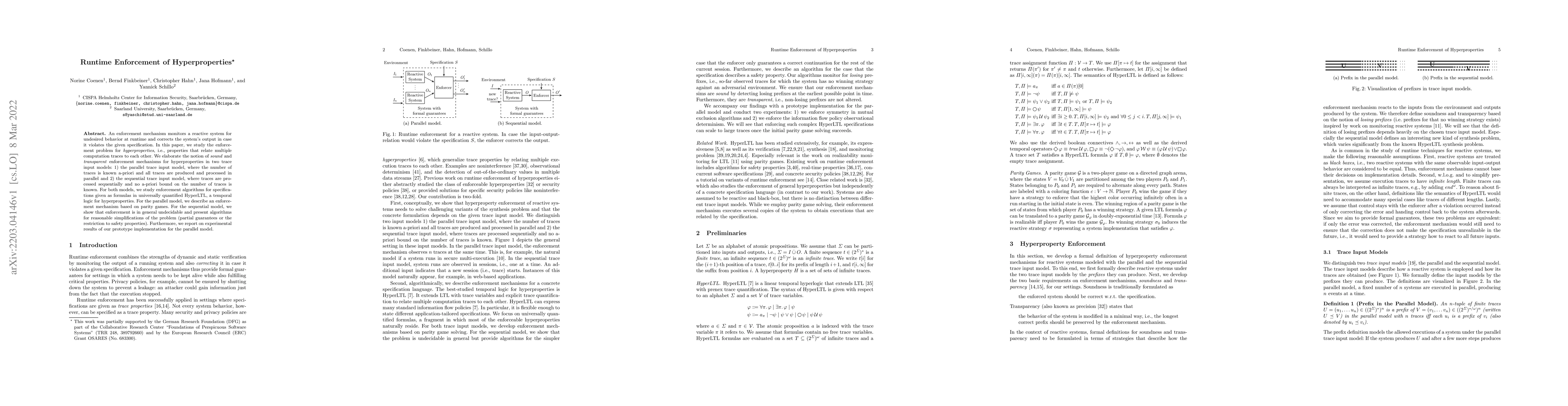 Thumbnail for Runtime Enforcement of Hyperproperties