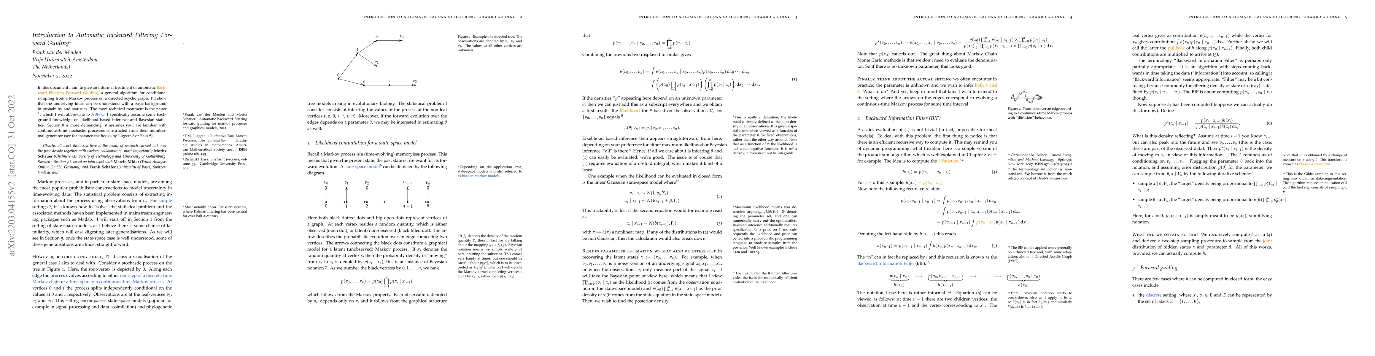 Thumbnail for Introduction to Automatic Backward Filtering Forward Guiding