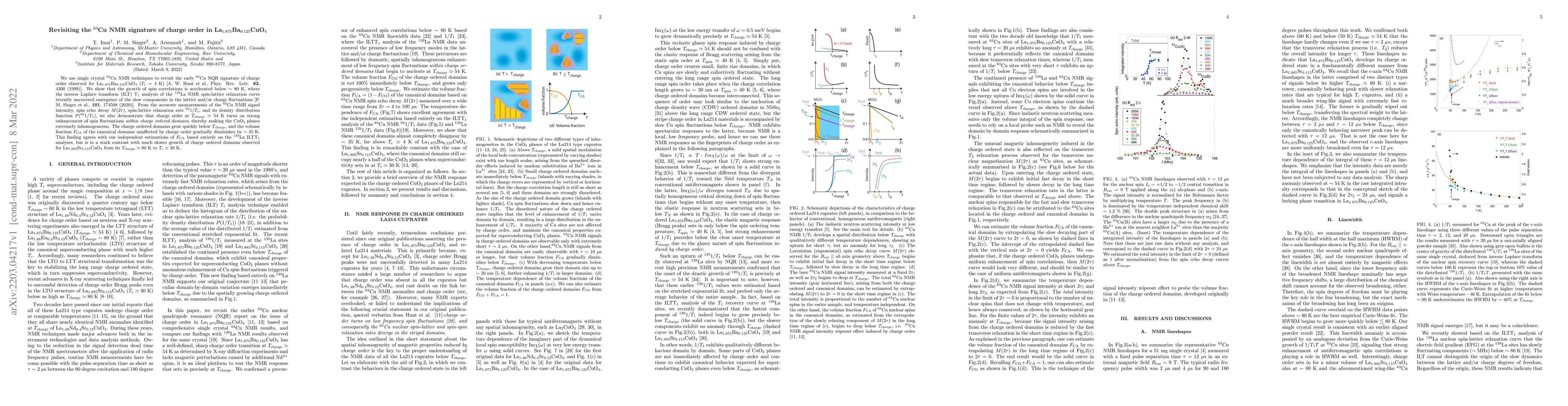 Thumbnail for Revisiting the $^{63}$Cu NMR signature of charge order in
  La$_{1.875}$Ba$_{0.125}$CuO$_{4}$
