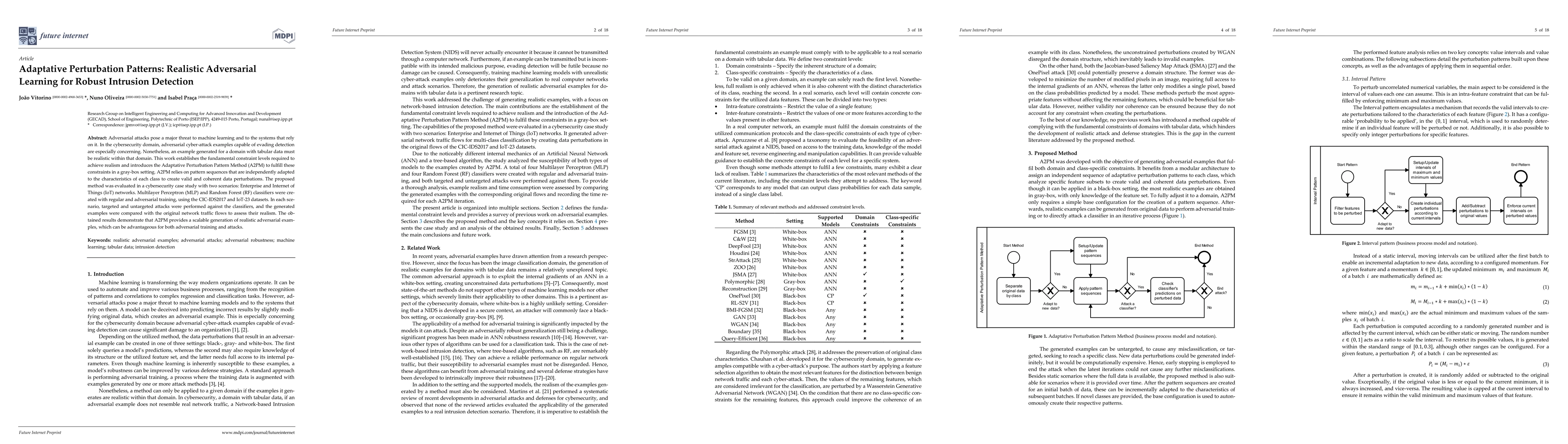 Thumbnail for Adaptative Perturbation Patterns: Realistic Adversarial Learning for
  Robust Intrusion Detection