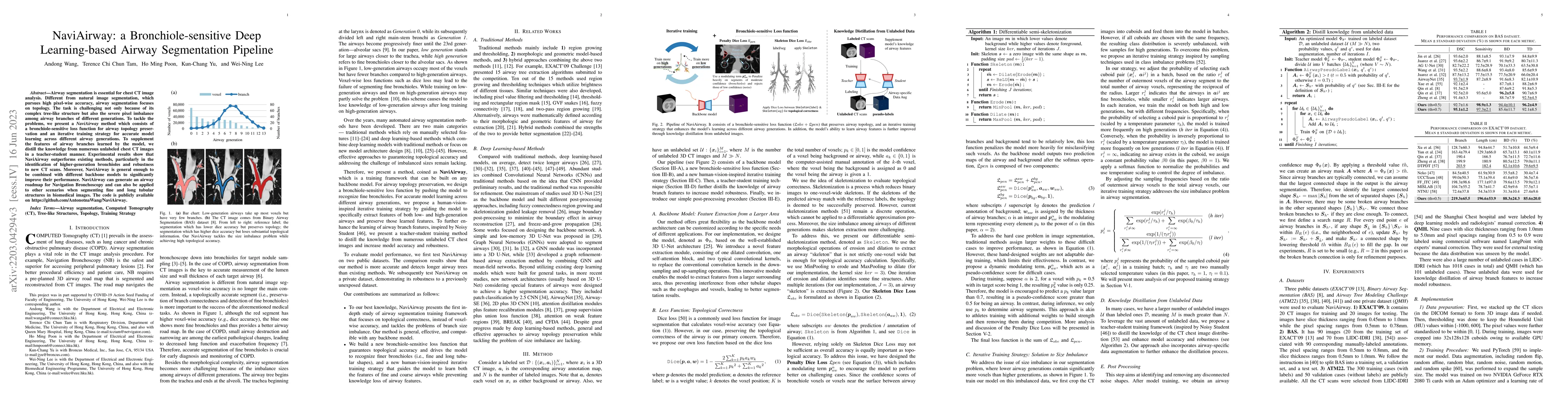 Thumbnail for NaviAirway: a Bronchiole-sensitive Deep Learning-based Airway
  Segmentation Pipeline