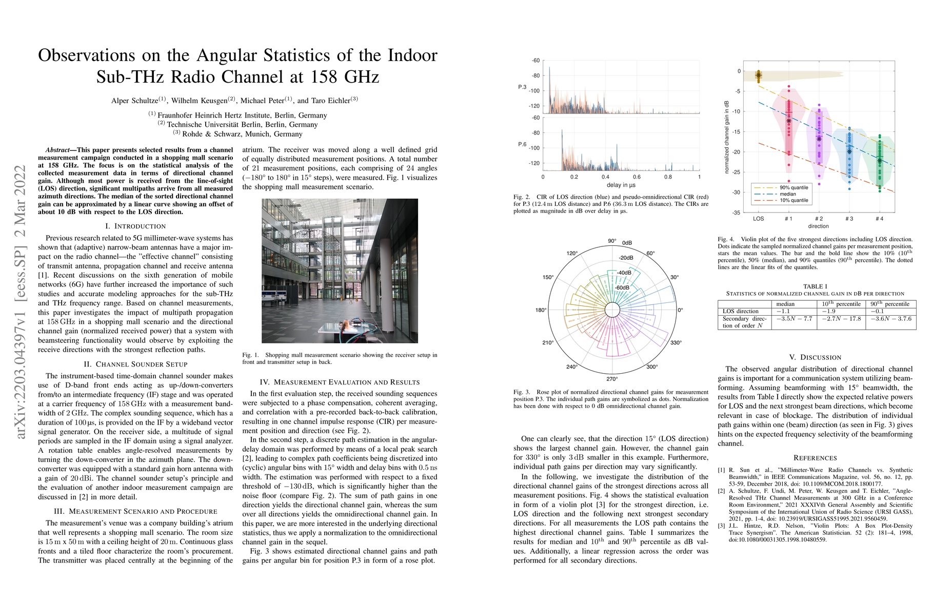 Thumbnail for Observations on the Angular Statistics of the Indoor Sub-THz Radio
  Channel at 158 GHz