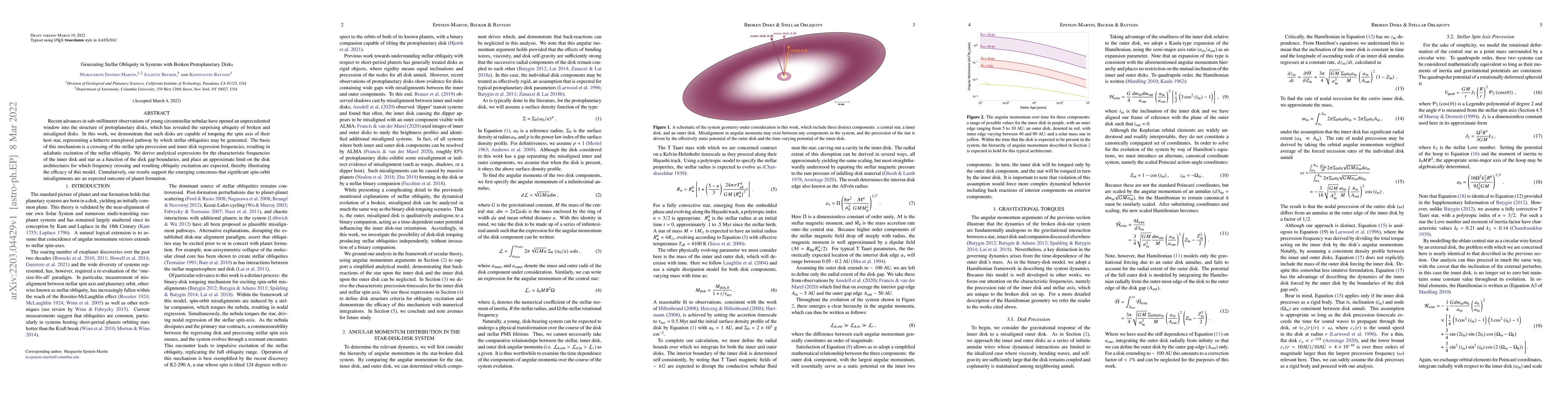 Thumbnail for Generating Stellar Obliquity in Systems with Broken Protoplanetary Disks