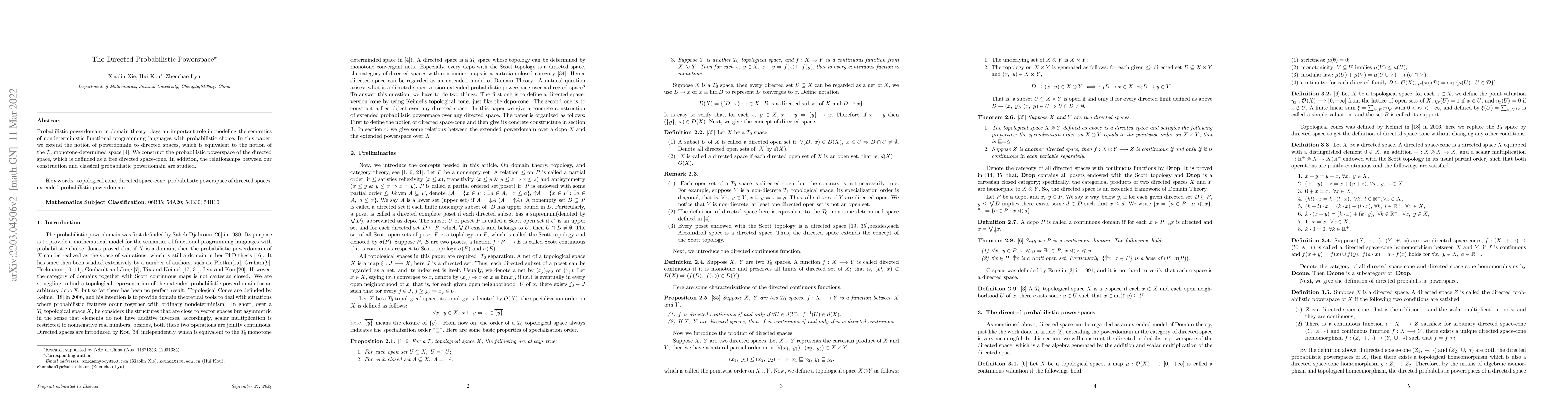 Thumbnail for The Directed Probabilistic Powerspace
