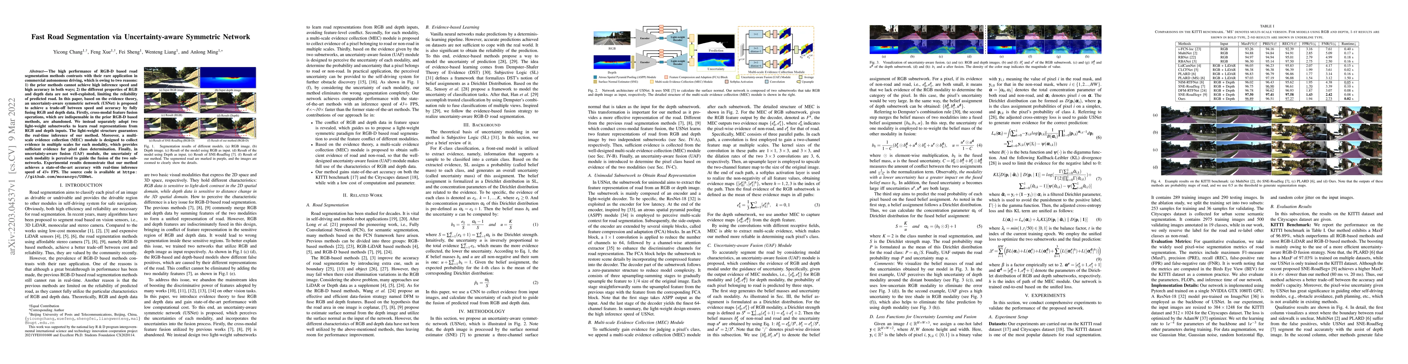 Thumbnail for Fast Road Segmentation via Uncertainty-aware Symmetric Network