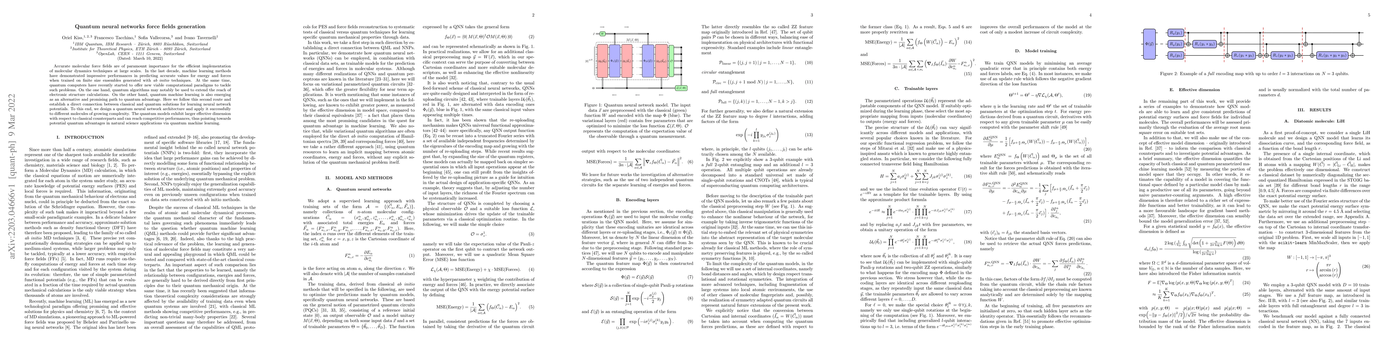 Thumbnail for Quantum neural networks force fields generation