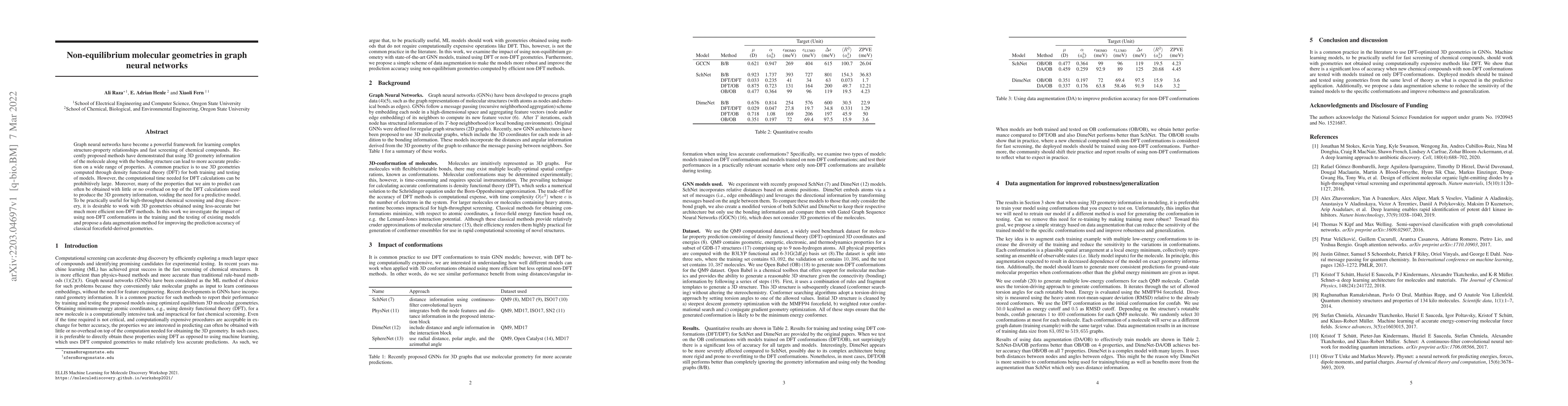Thumbnail for Non-equilibrium molecular geometries in graph neural networks