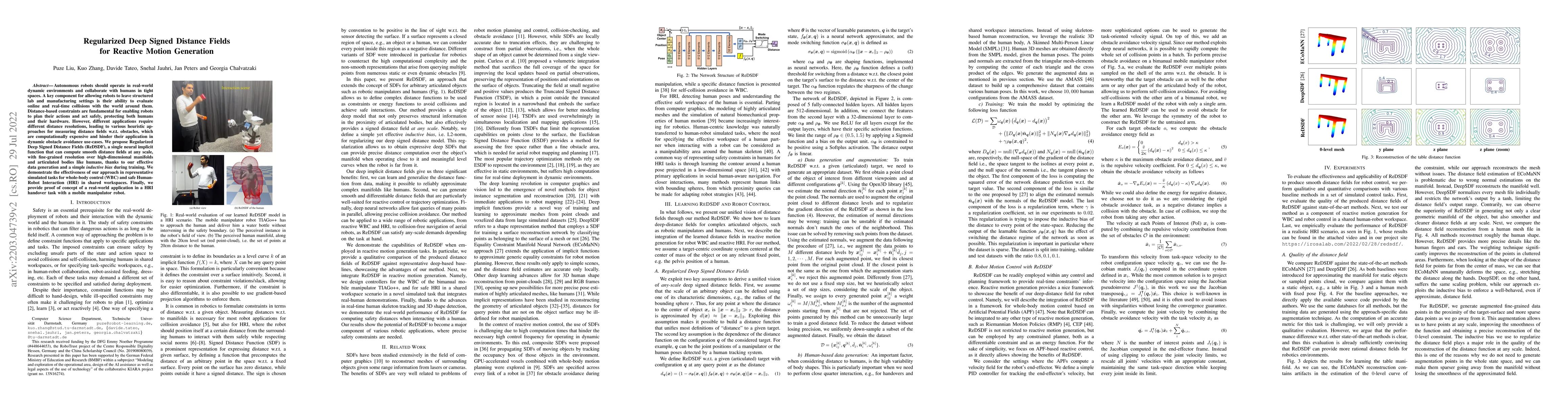 Thumbnail for Regularized Deep Signed Distance Fields for Reactive Motion Generation