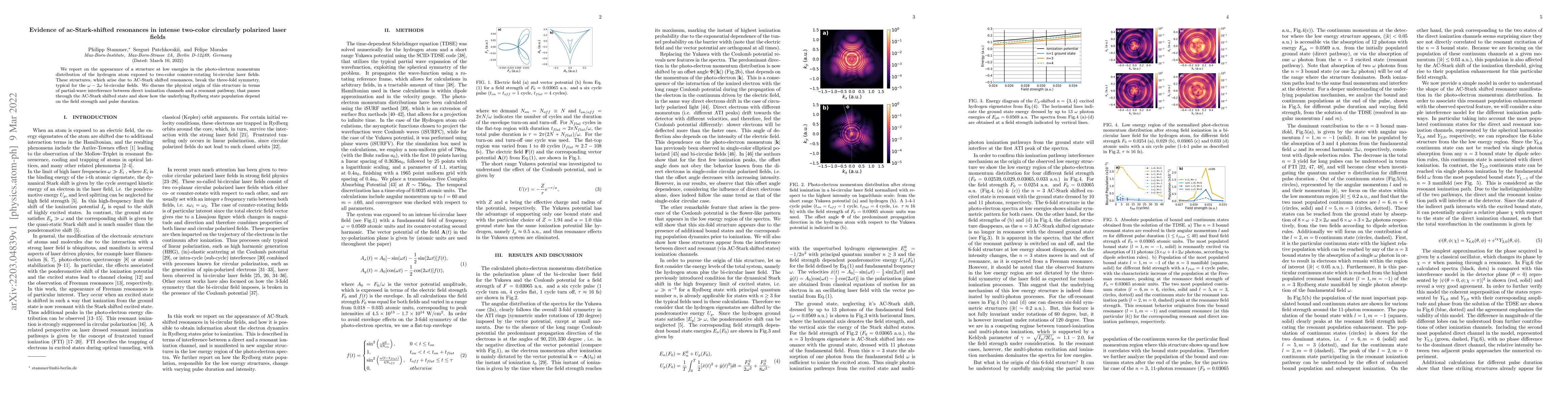 Thumbnail for Evidence of ac-Stark-shifted resonances in intense two-color circularly
  polarized laser fields