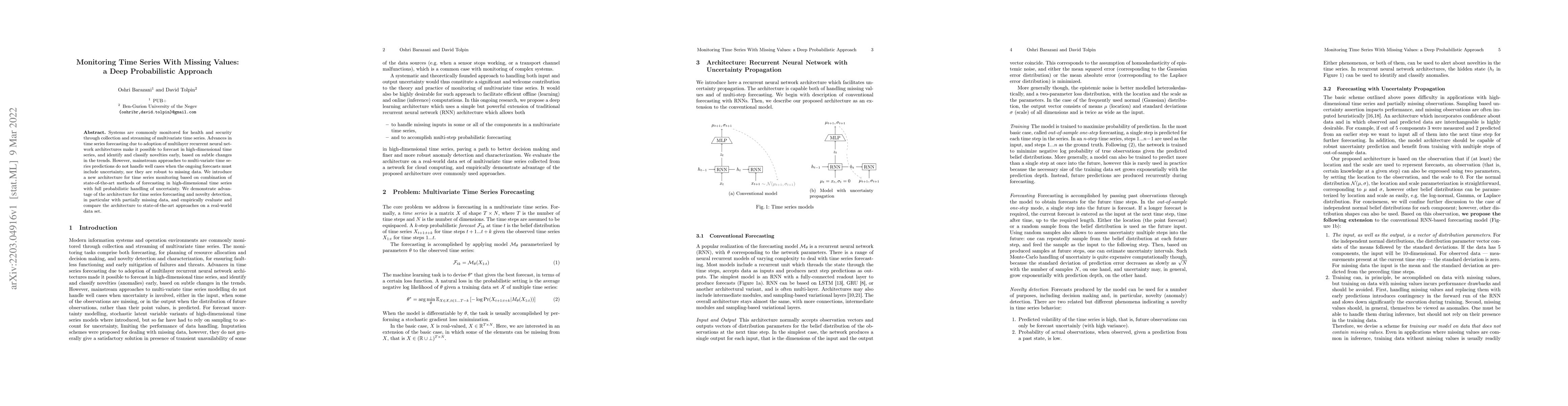 Thumbnail for Monitoring Time Series With Missing Values: a Deep Probabilistic
  Approach