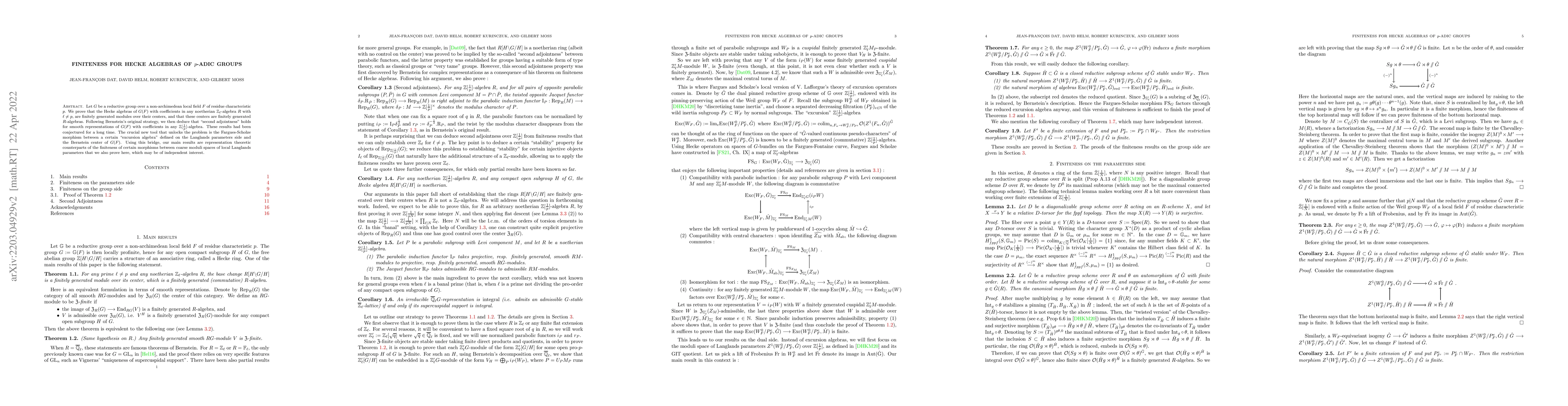 Thumbnail for Finiteness for Hecke algebras of $p$-adic groups