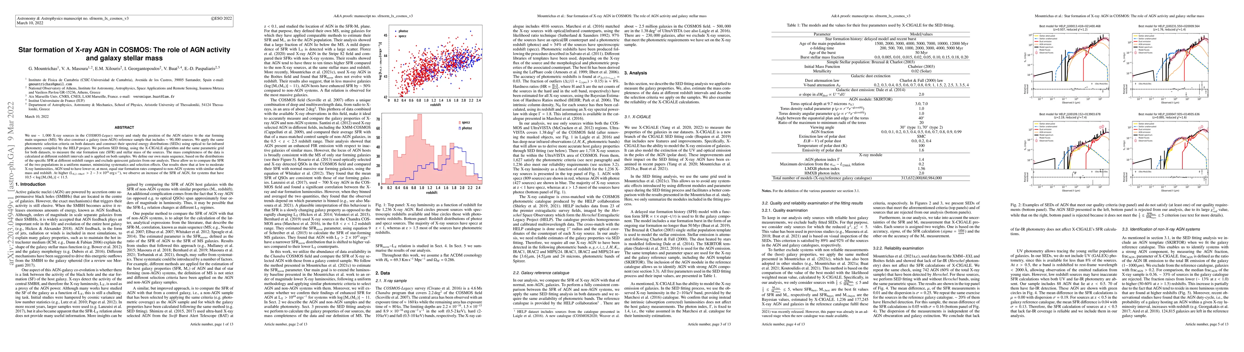 Thumbnail for Star formation of X-ray AGN in COSMOS: The role of AGN activity and
  galaxy stellar mass