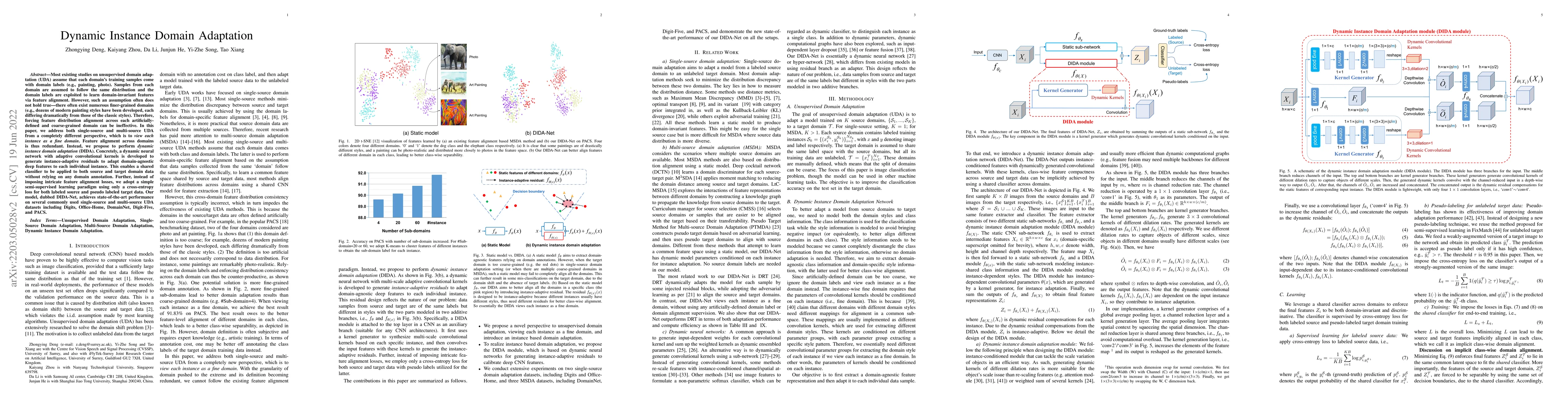 Thumbnail for Dynamic Instance Domain Adaptation