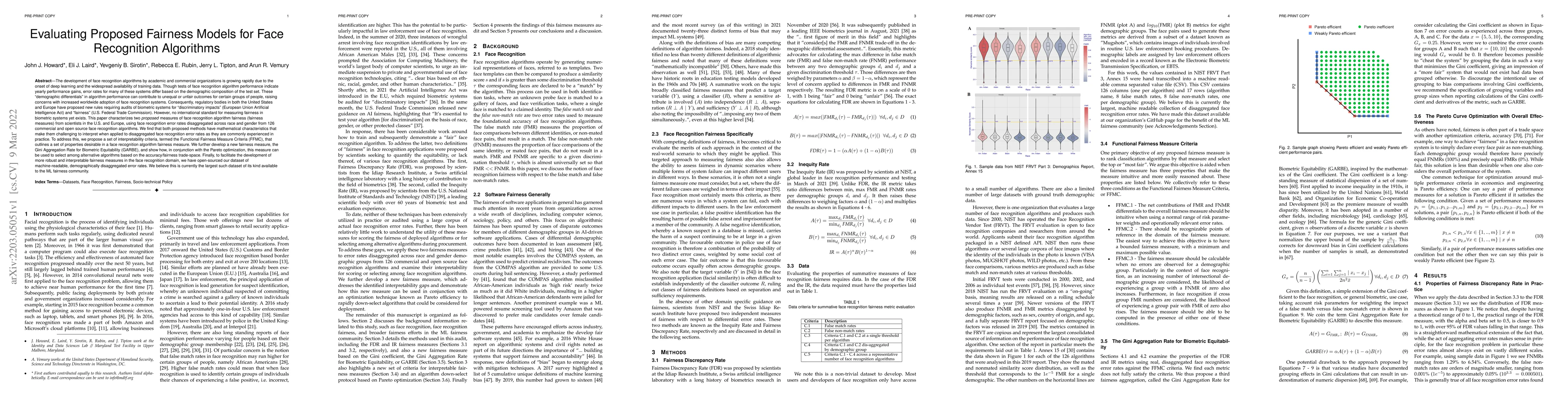 Thumbnail for Evaluating Proposed Fairness Models for Face Recognition Algorithms
