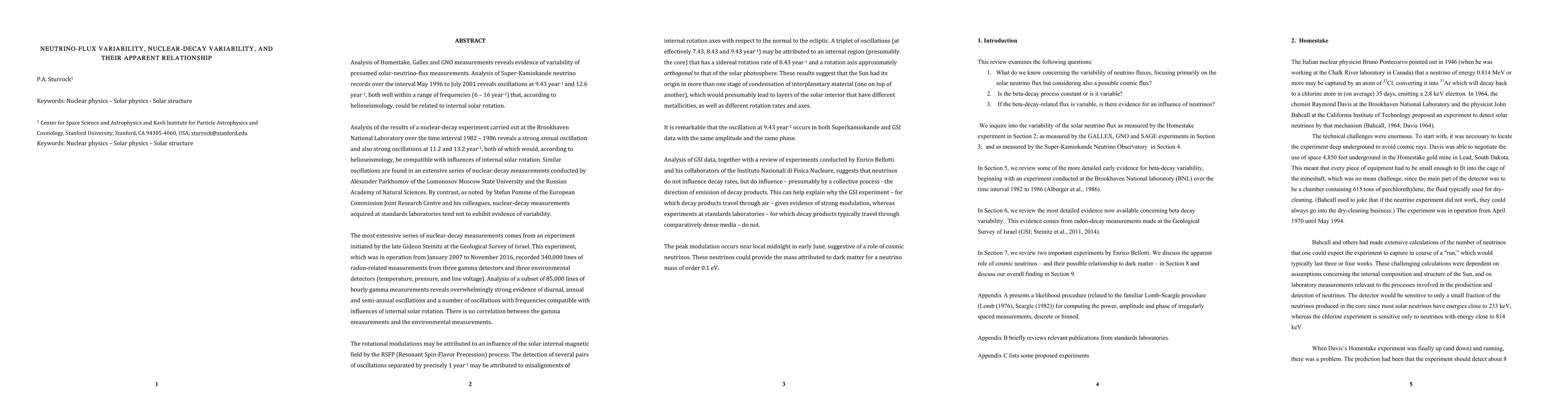 Thumbnail for Neutrino-Flux Variability, Nuclear-Decay Variability, and Their Apparent
  Relationship