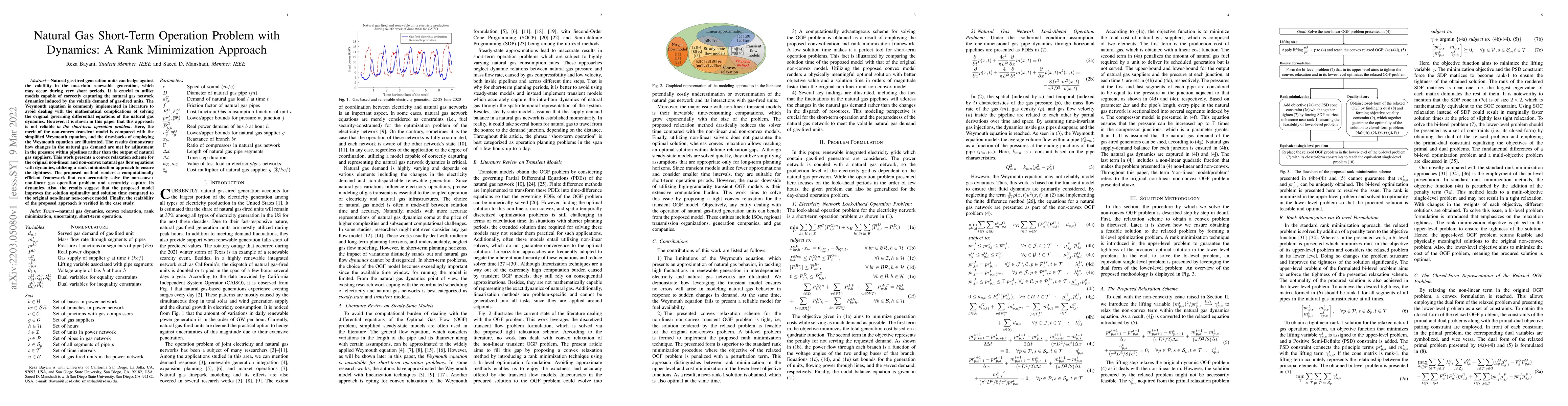 Thumbnail for Natural Gas Short-Term Operation Problem with Dynamics: A Rank
  Minimization Approach