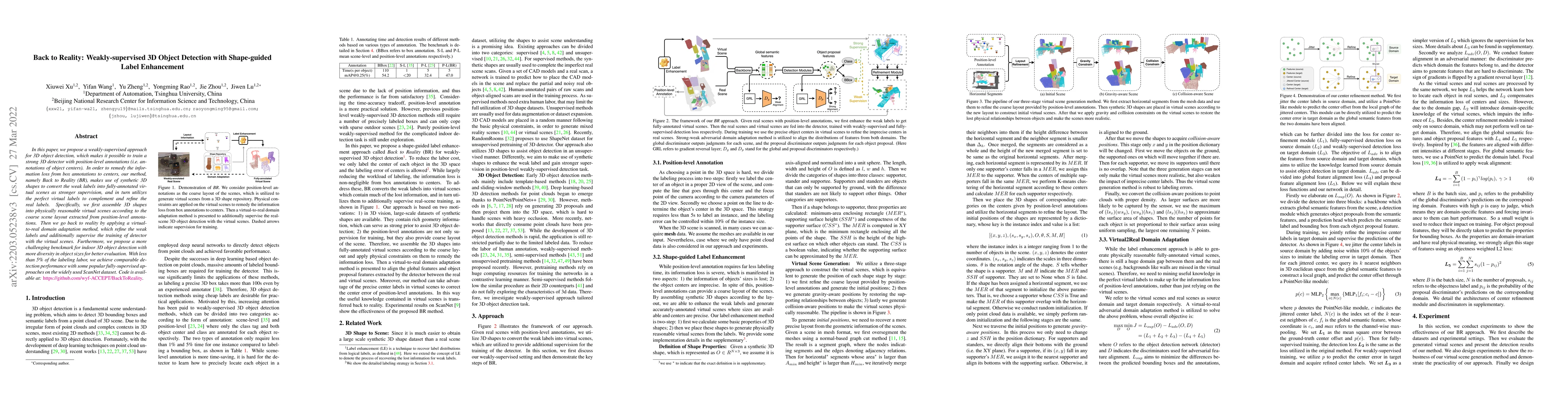 Thumbnail for Back to Reality: Weakly-supervised 3D Object Detection with Shape-guided
  Label Enhancement