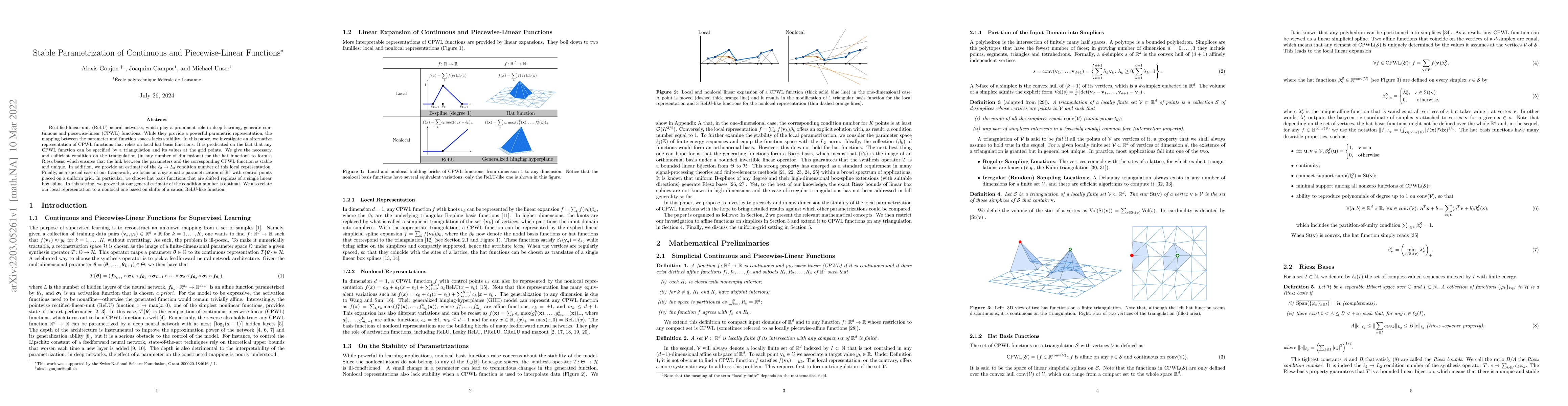 Thumbnail for Stable Parametrization of Continuous and Piecewise-Linear Functions