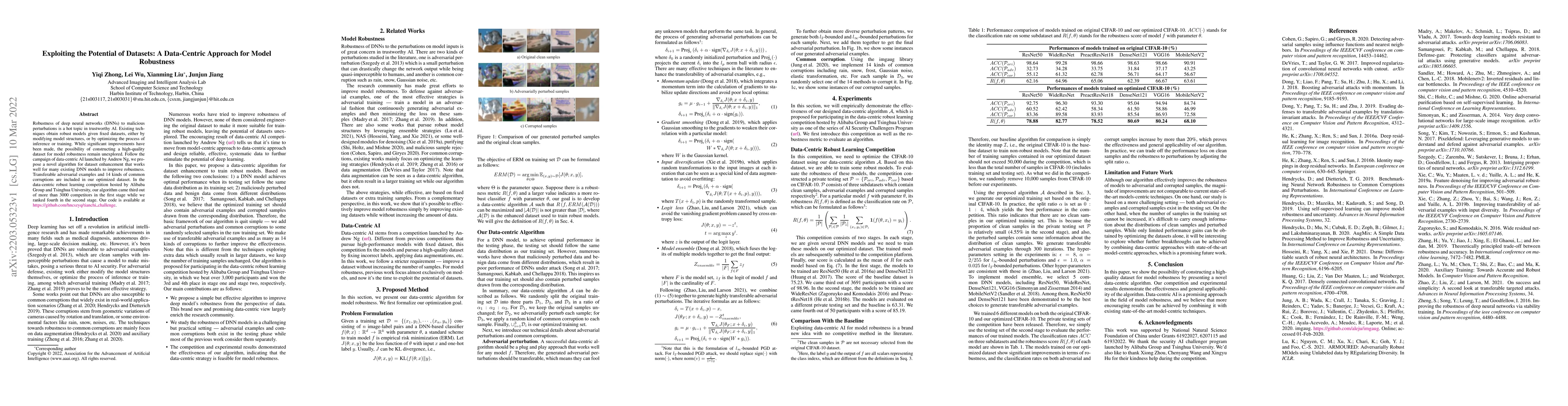 Thumbnail for Exploiting the Potential of Datasets: A Data-Centric Approach for Model
  Robustness
