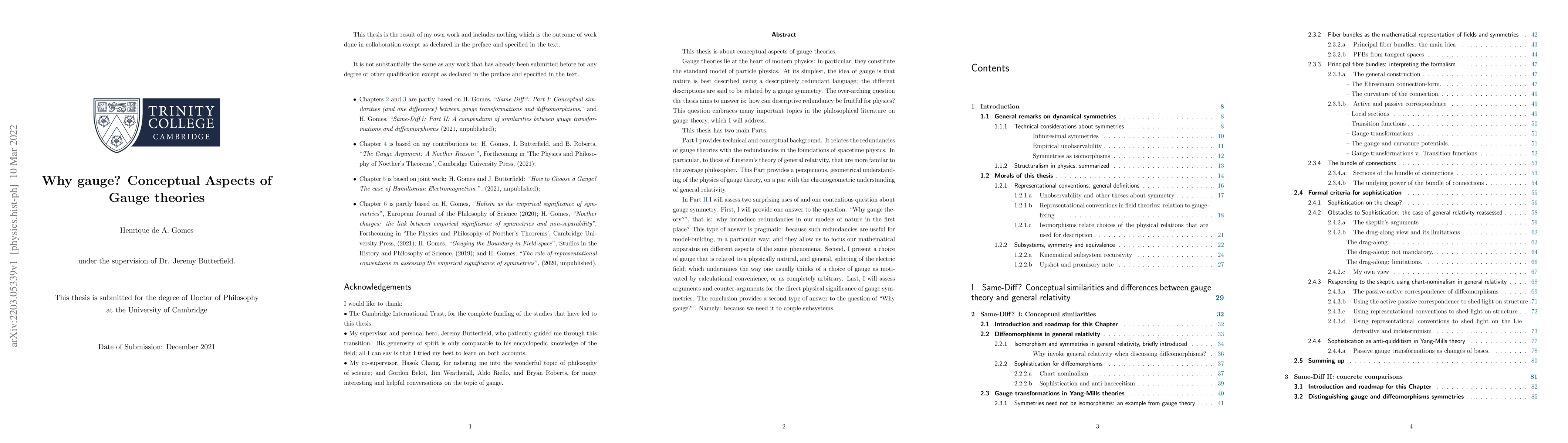 Thumbnail for Why gauge? Conceptual Aspects of Gauge theories