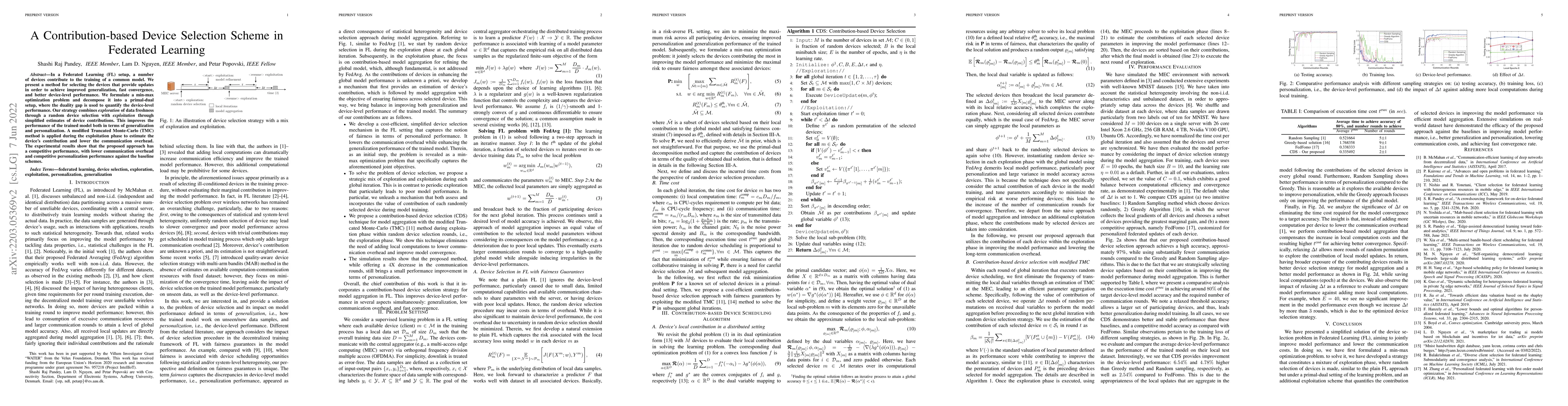 Thumbnail for A Contribution-based Device Selection Scheme in Federated Learning