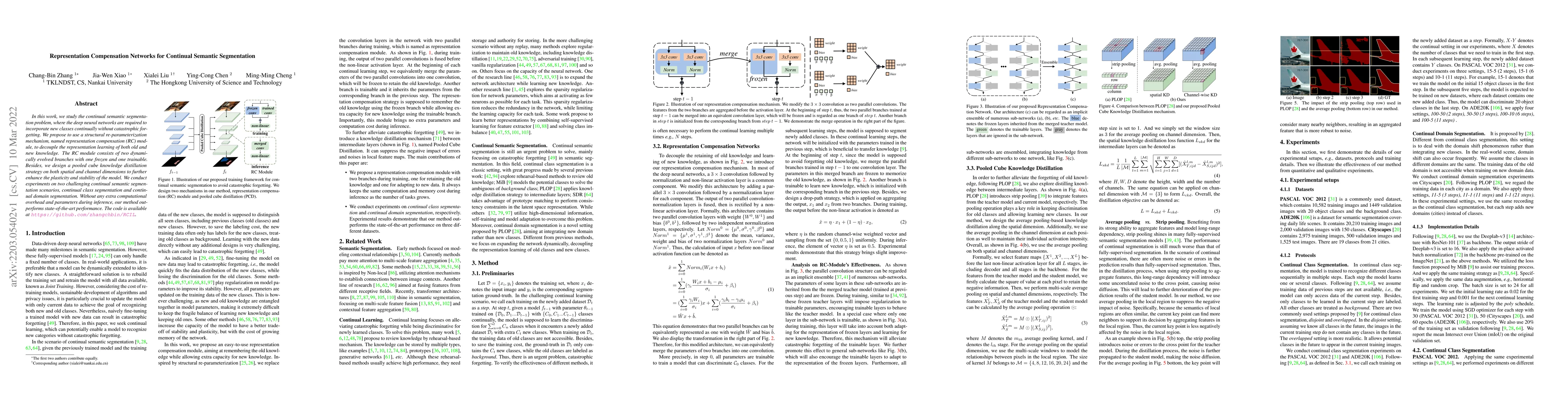 Thumbnail for Representation Compensation Networks for Continual Semantic Segmentation