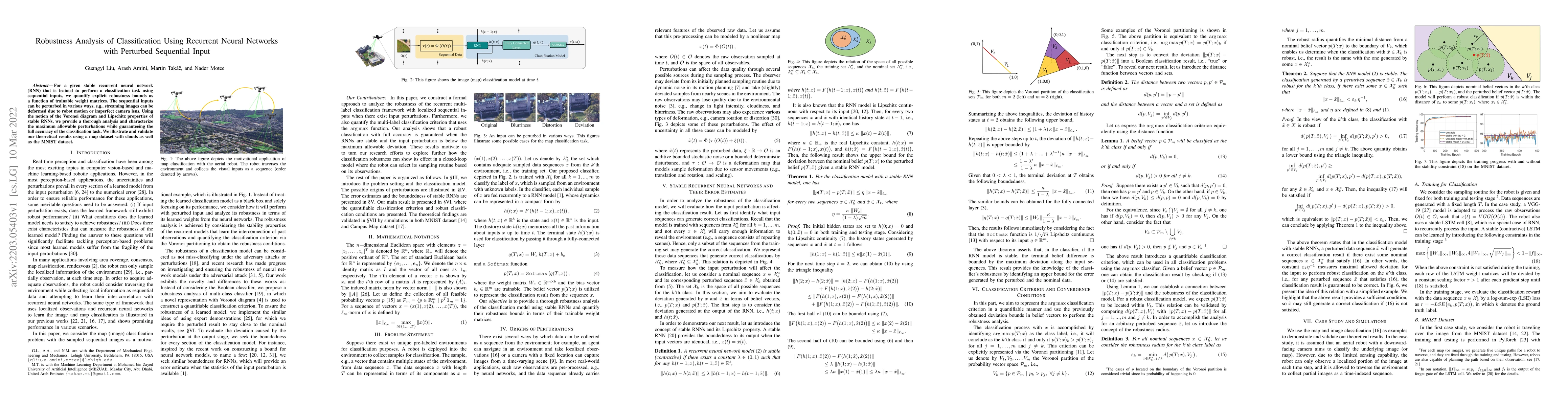 Thumbnail for Robustness Analysis of Classification Using Recurrent Neural Networks
  with Perturbed Sequential Input