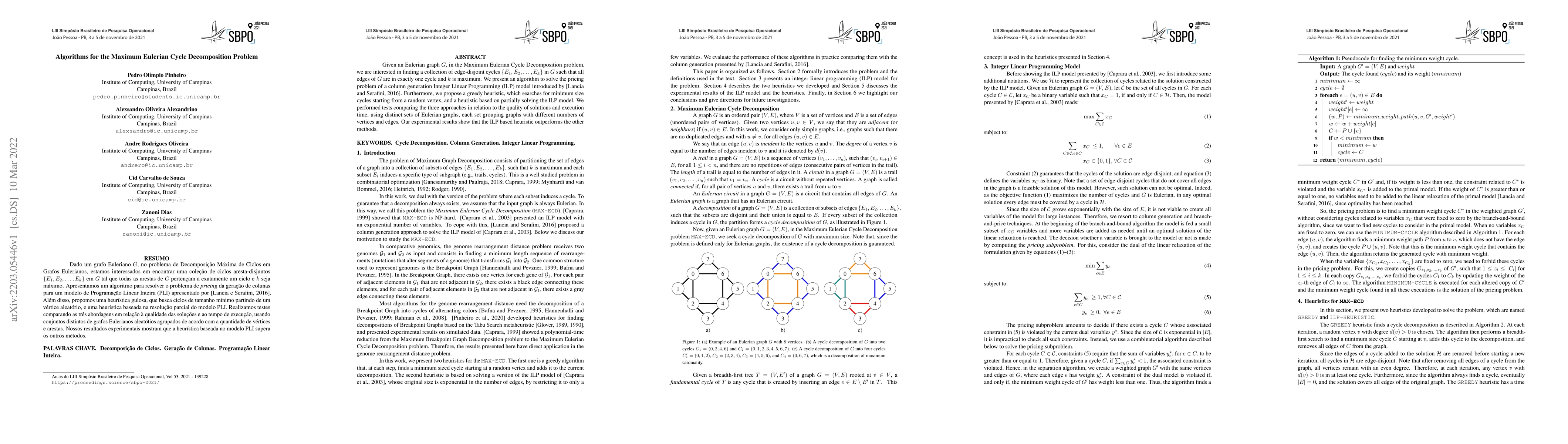 Thumbnail for Algorithms for the Maximum Eulerian Cycle Decomposition Problem