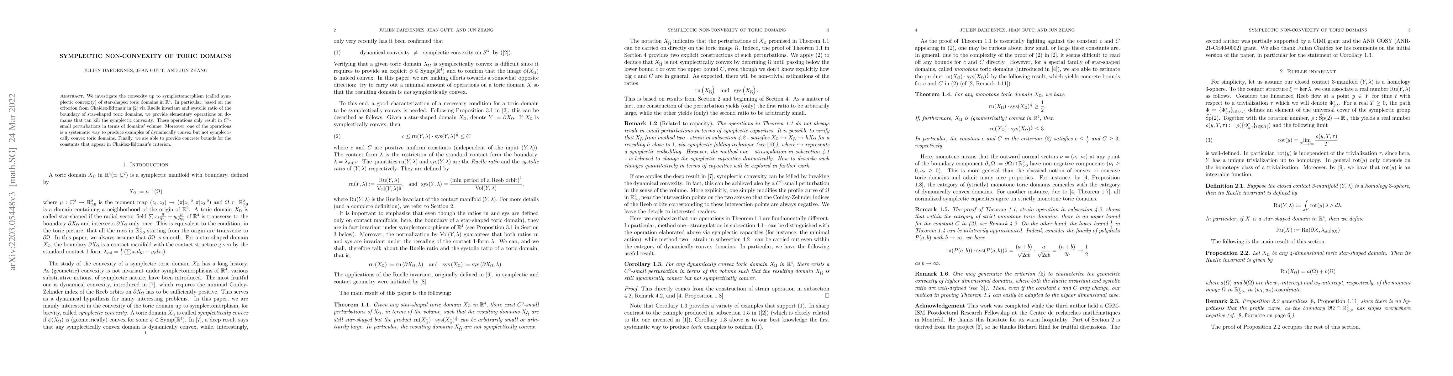 Thumbnail for Symplectic non-convexity of toric domains