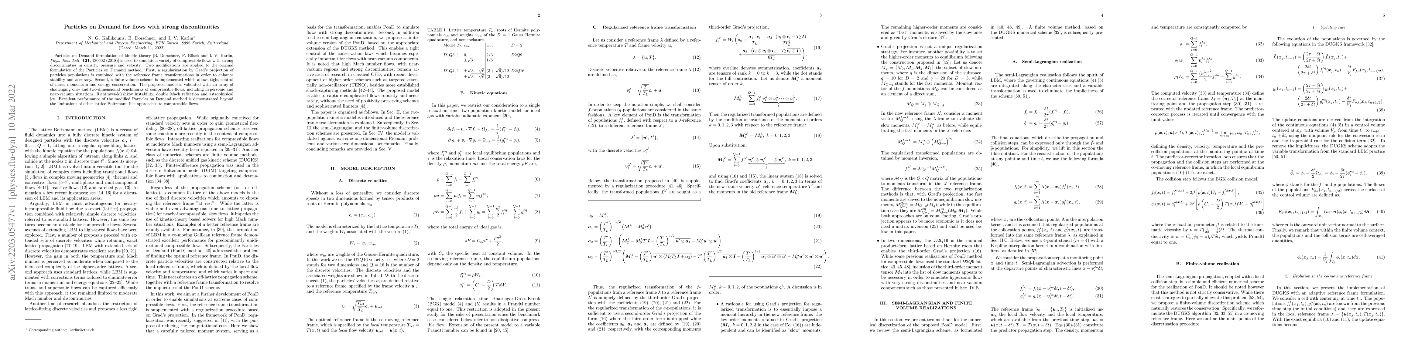 Thumbnail for Particles on Demand for flows with strong discontinuities