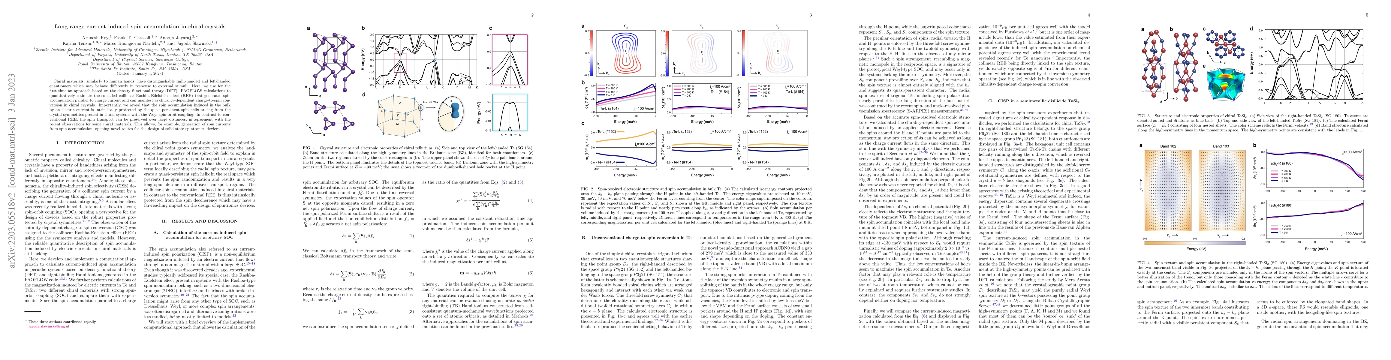 Thumbnail for Long-range current-induced spin accumulation in chiral crystals