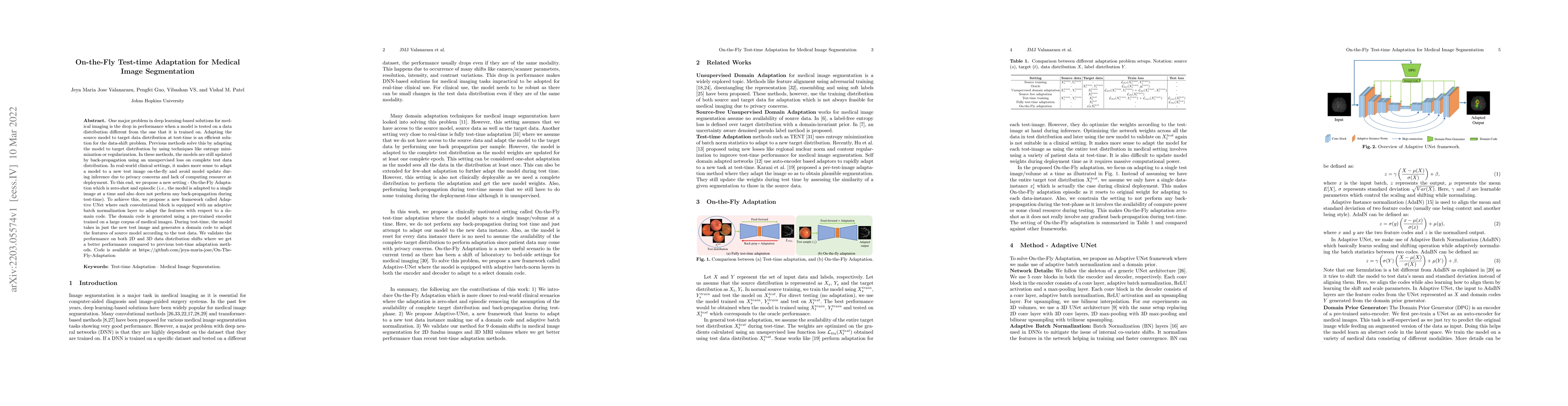 Thumbnail for On-the-Fly Test-time Adaptation for Medical Image Segmentation