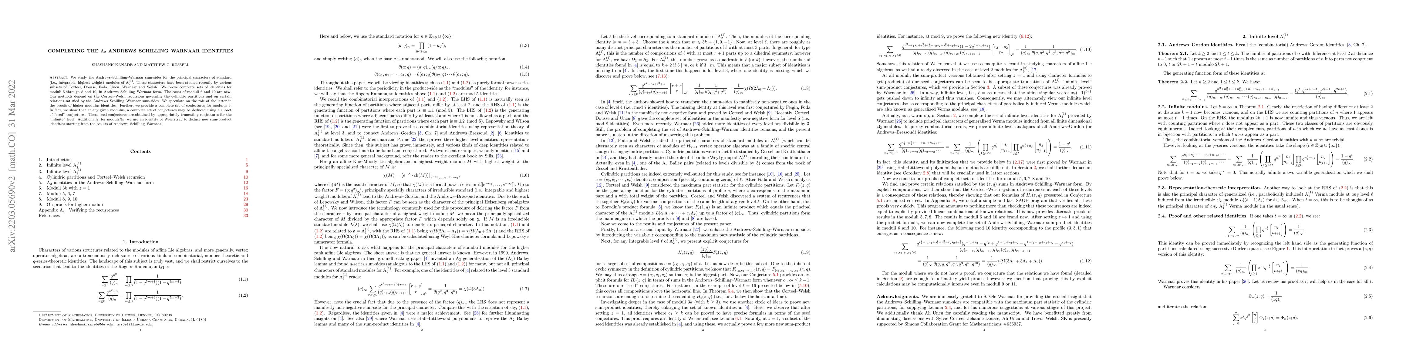 Thumbnail for Completing the $\mathrm{A}_2$ Andrews-Schilling-Warnaar identities