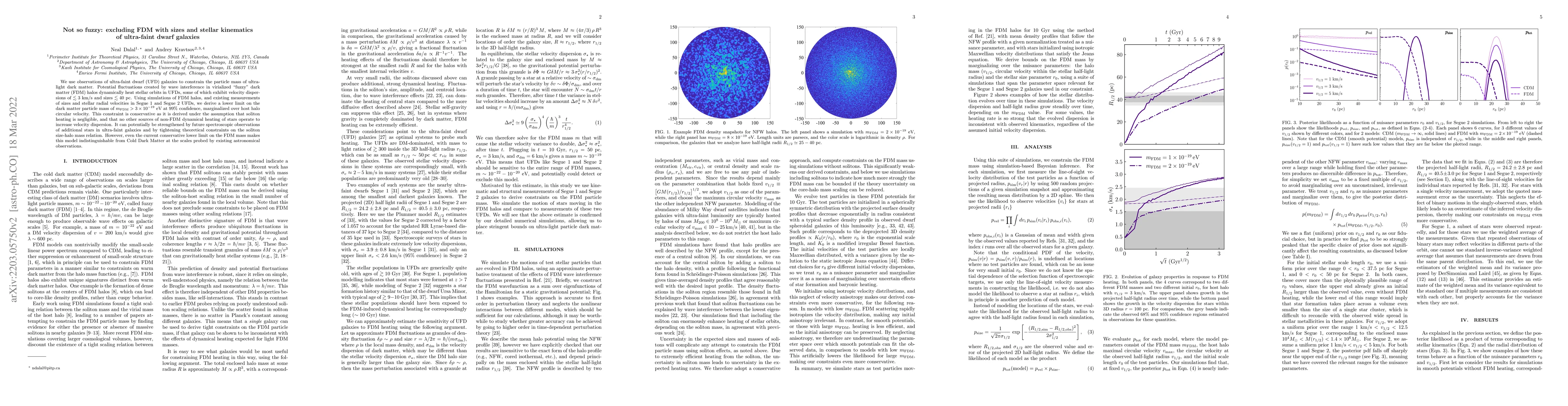Thumbnail for Not so fuzzy: excluding FDM with sizes and stellar kinematics of
  ultra-faint dwarf galaxies
