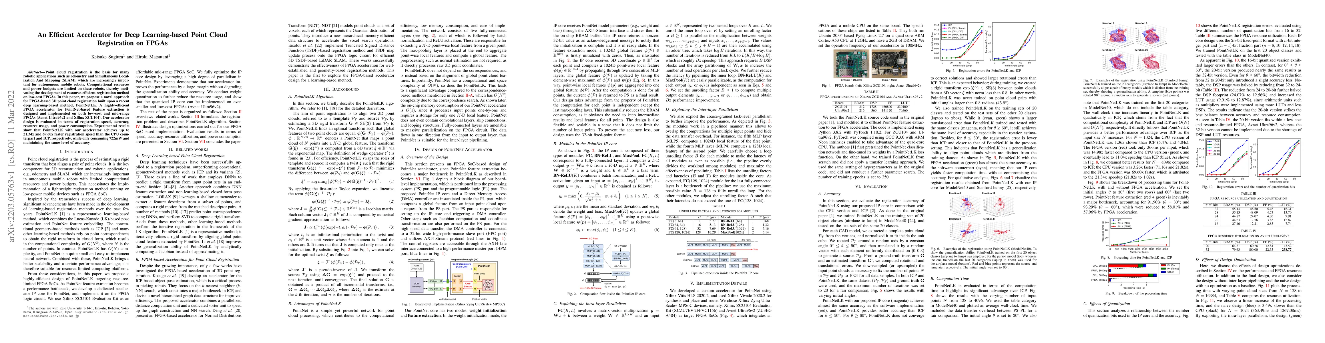 Thumbnail for An Efficient Accelerator for Deep Learning-based Point Cloud
  Registration on FPGAs