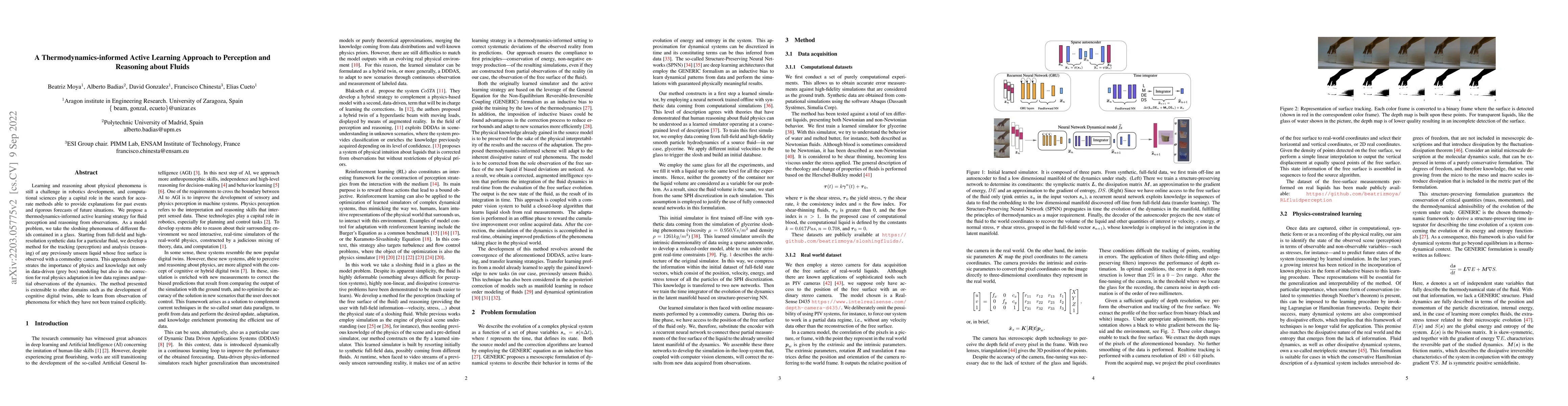 Thumbnail for A Thermodynamics-informed Active Learning Approach to Perception and
  Reasoning about Fluids