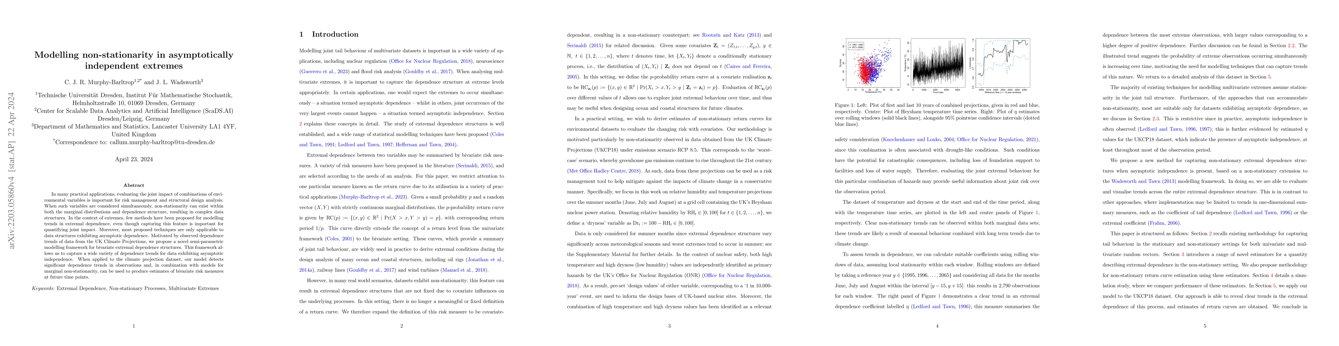 Thumbnail for Modelling non-stationarity in asymptotically independent extremes