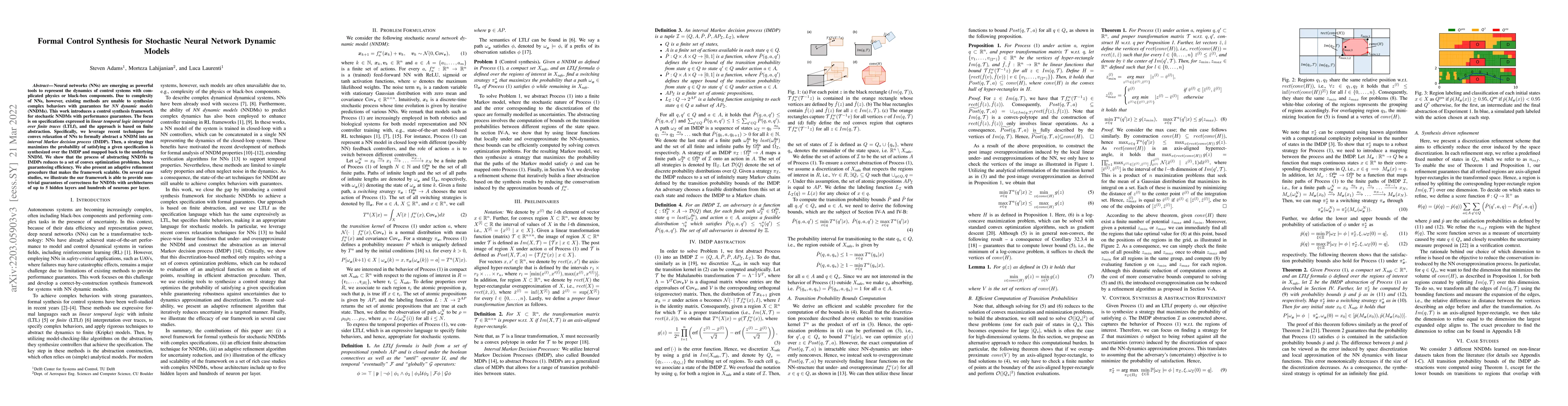 Thumbnail for Formal Control Synthesis for Stochastic Neural Network Dynamic Models