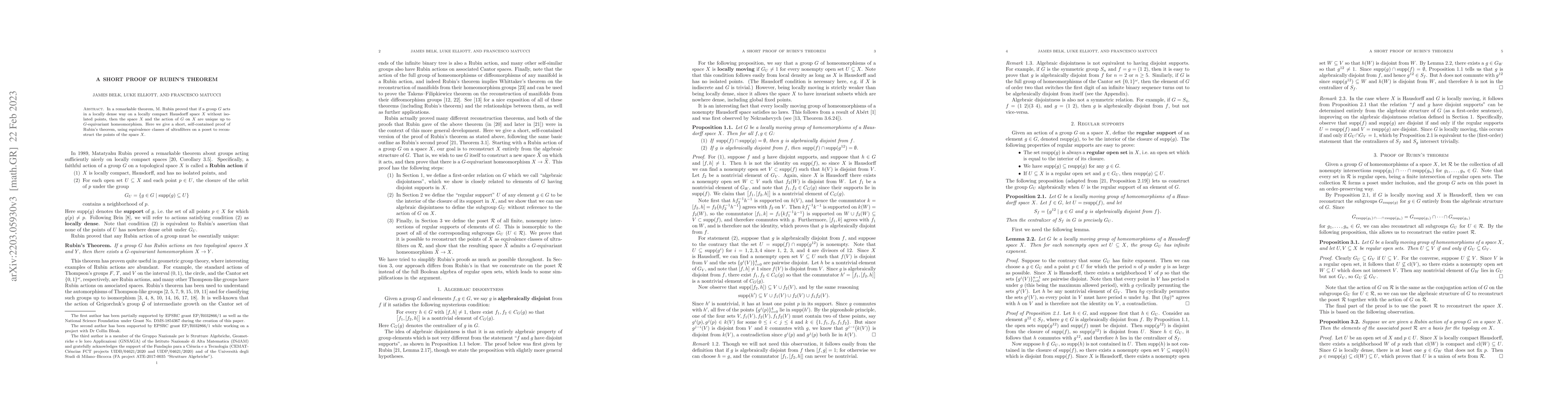 Thumbnail for A short proof of Rubin's theorem