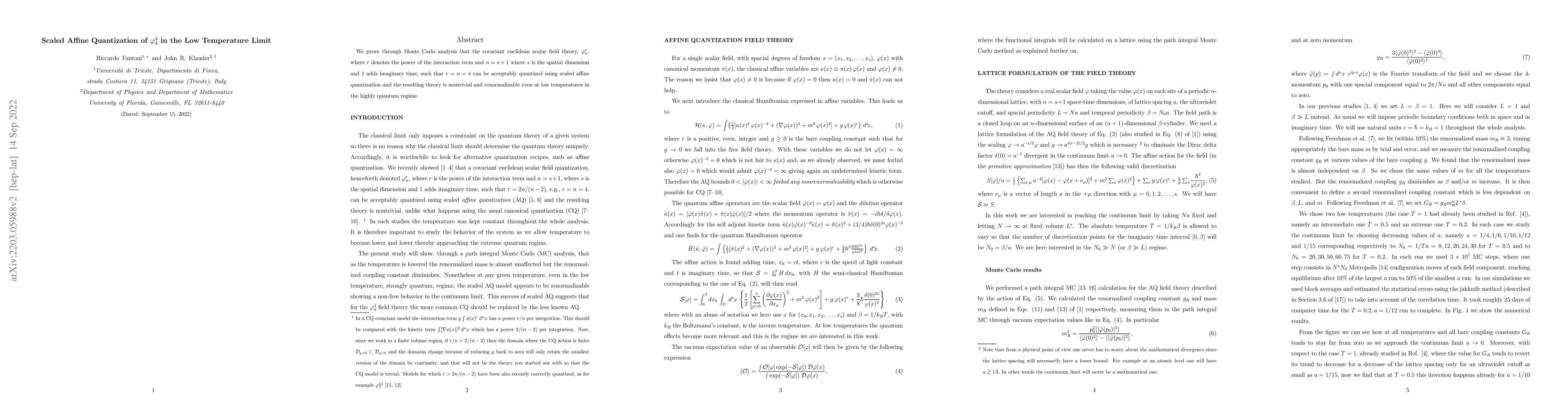Thumbnail for Scaled Affine Quantization of $\varphi^4_4$ in the Low Temperature Limit