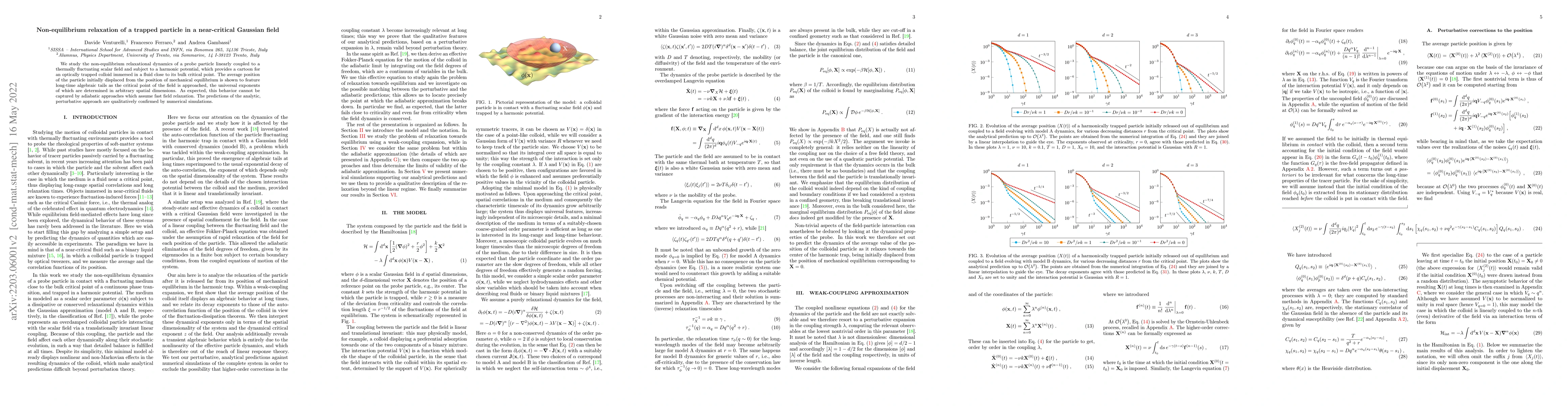 Thumbnail for Nonequilibrium relaxation of a trapped particle in a near-critical
  Gaussian field
