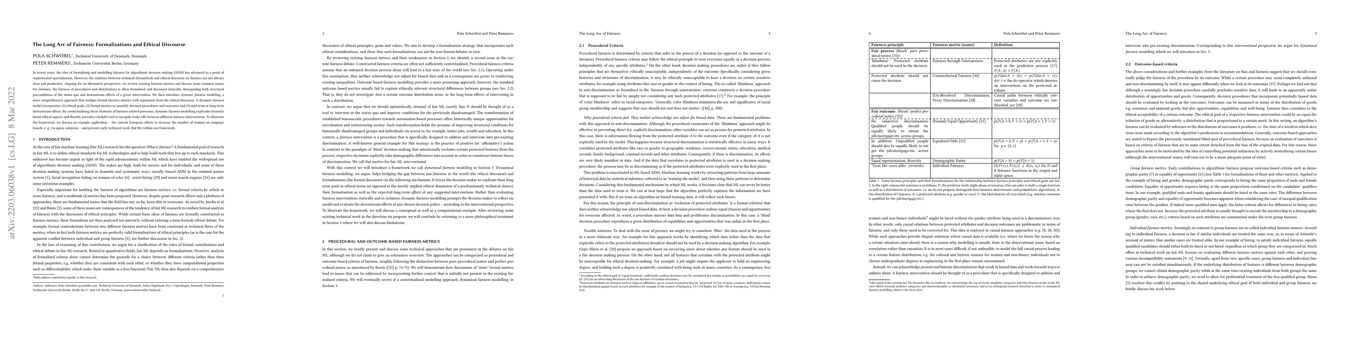 Thumbnail for The Long Arc of Fairness: Formalisations and Ethical Discourse