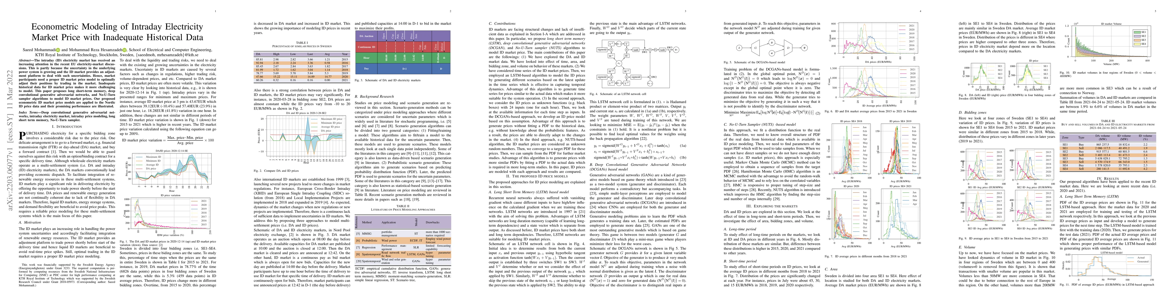 Thumbnail for Econometric Modeling of Intraday Electricity Market Price with
  Inadequate Historical Data